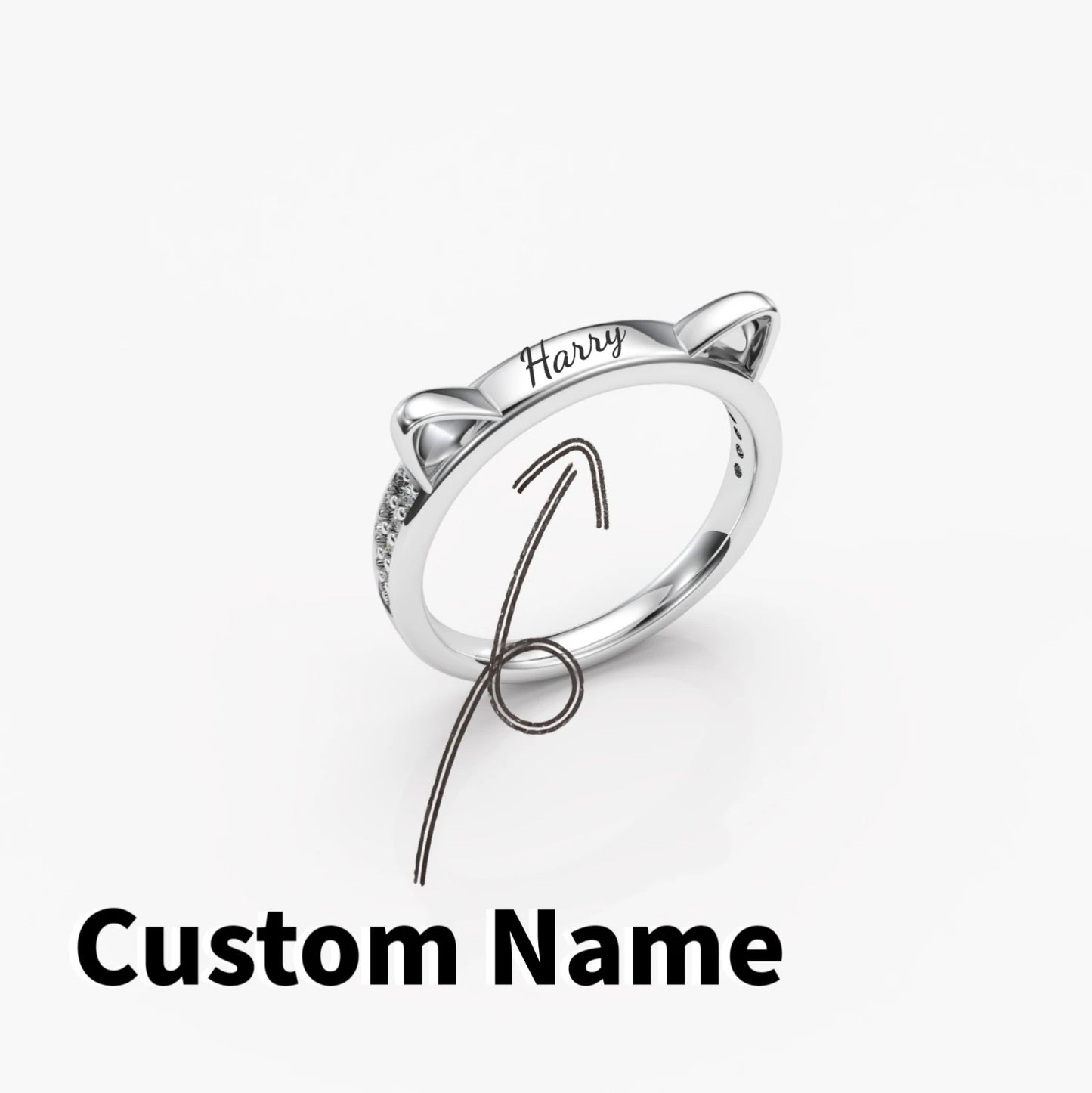 Personalized Pet Name Ring