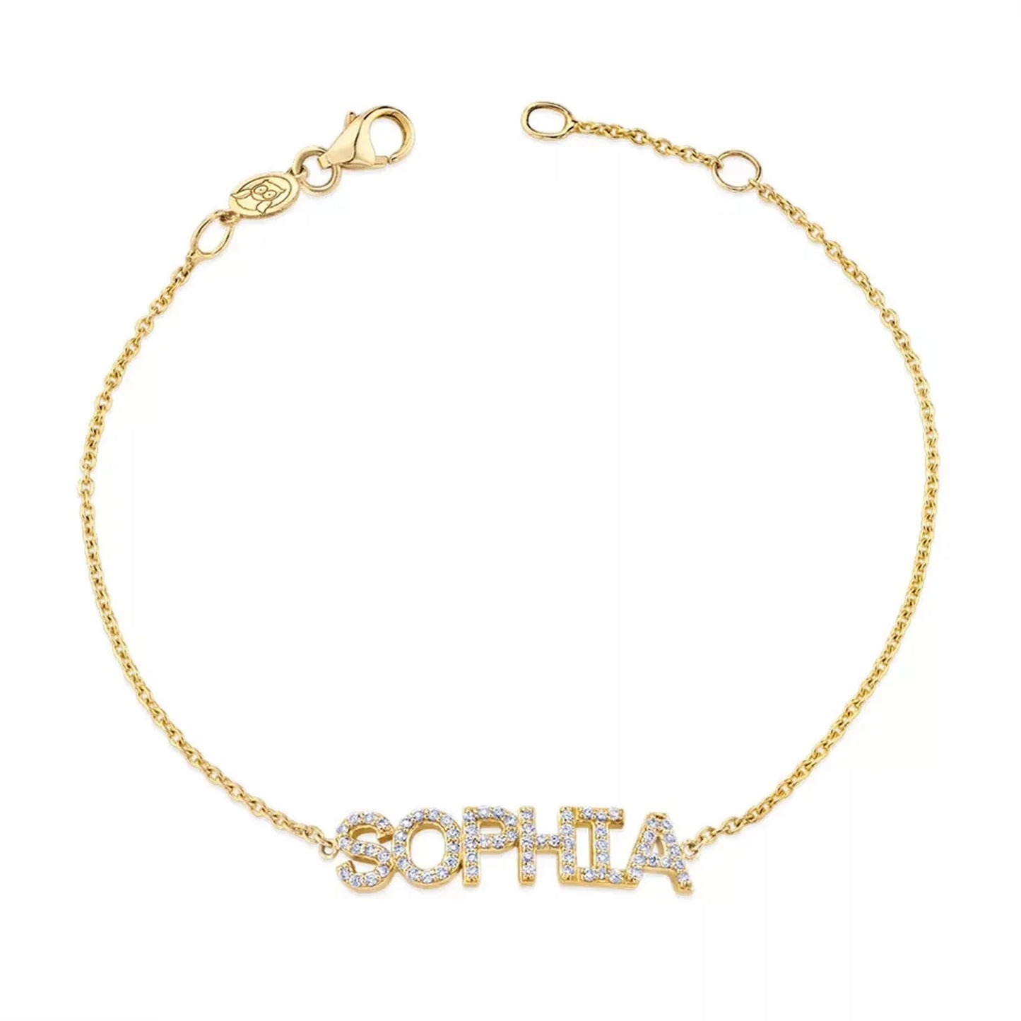 Personalized Bling Bracelet