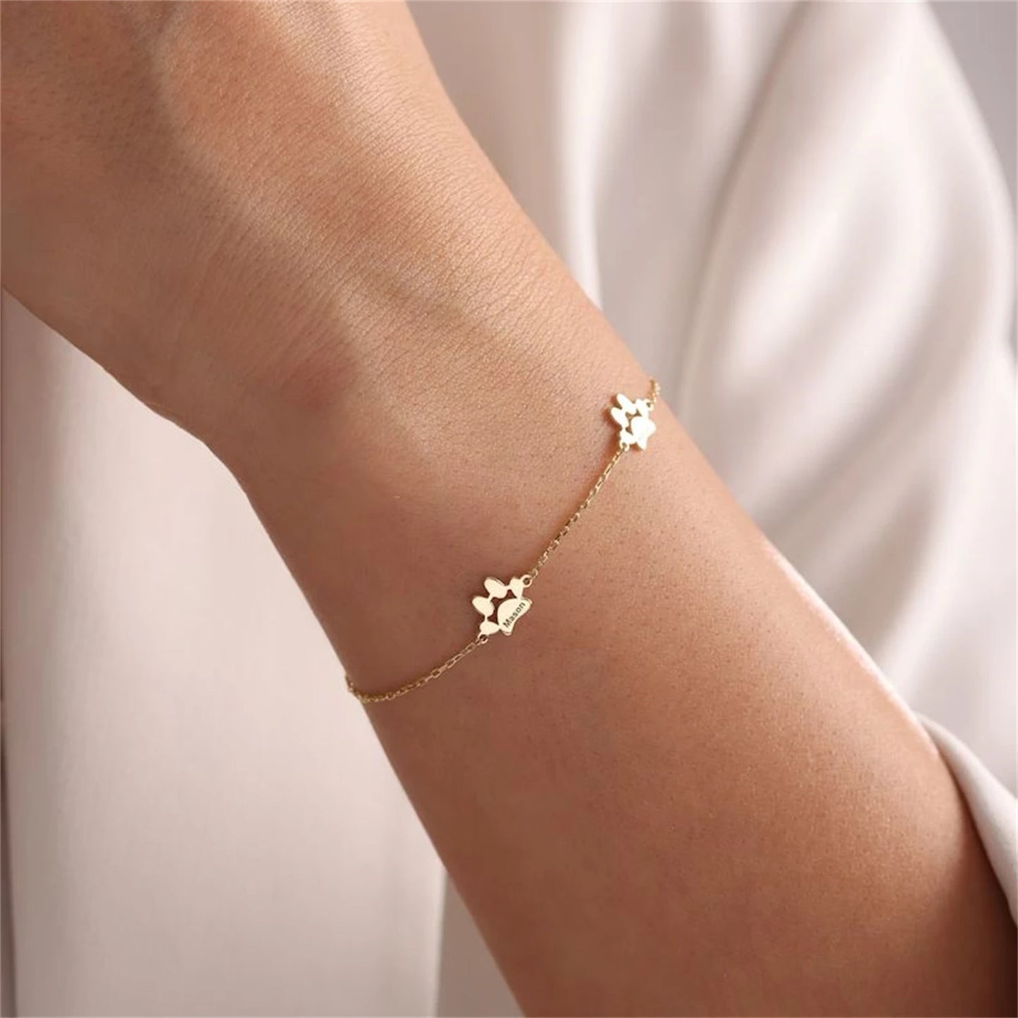 Custom Paw Bracelet