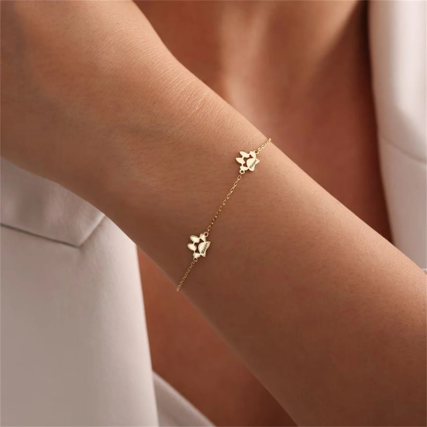 Custom Paw Bracelet