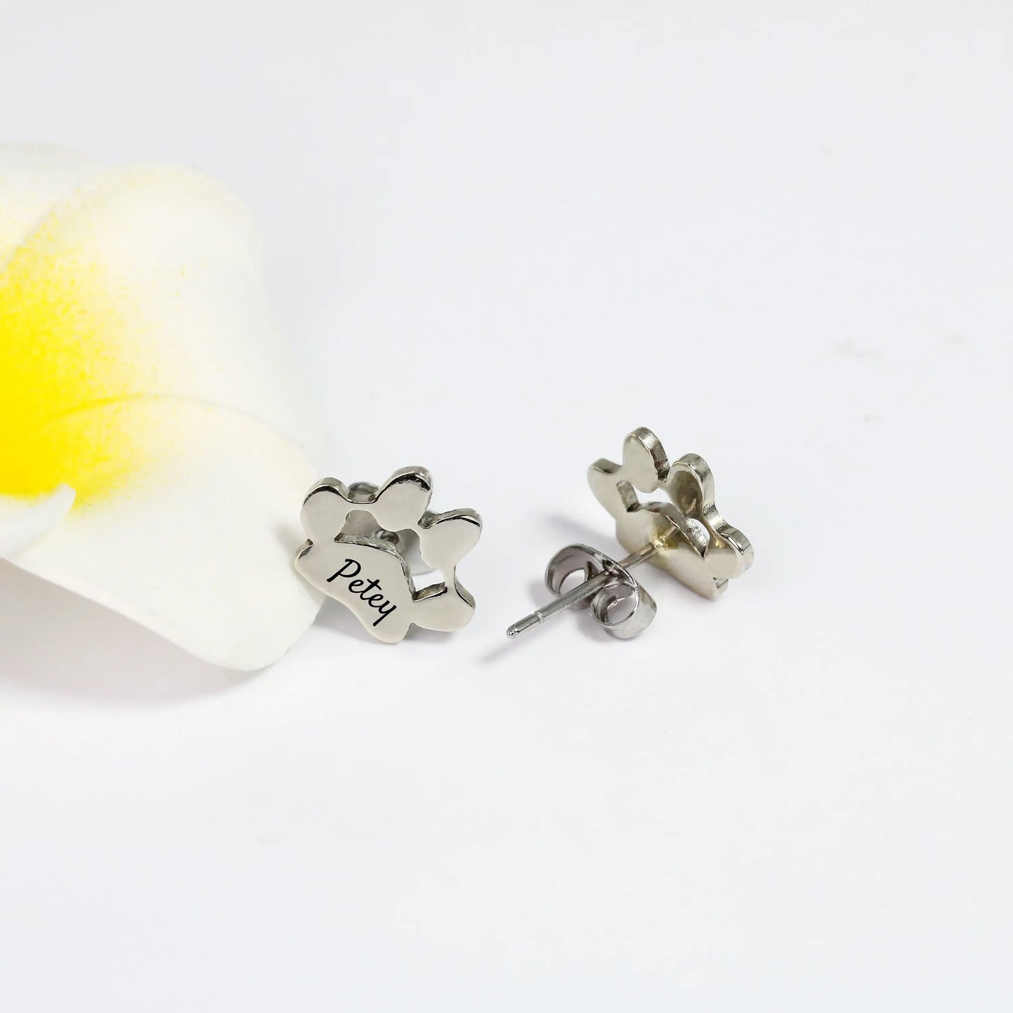 Custom Paw Print Earrings