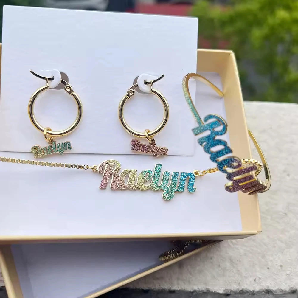 Colorful Custom Name Set