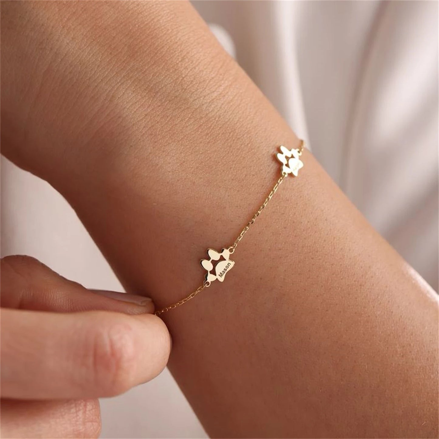 Custom Paw Bracelet