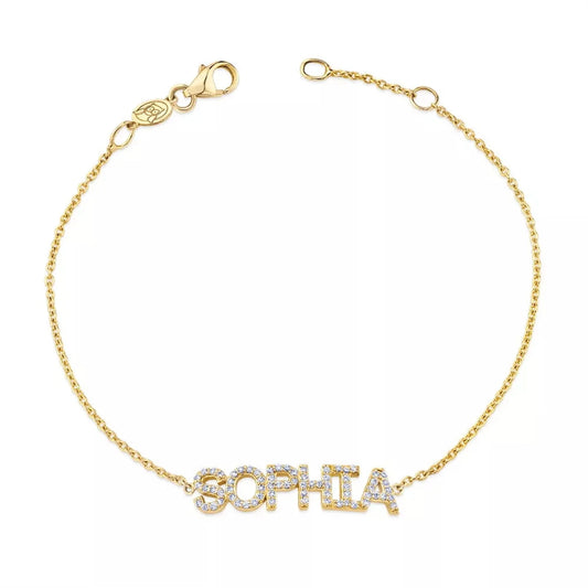 Personalized Bling Bracelet