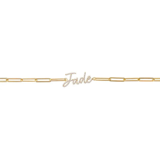 Custom Chain Link Name Bracelet