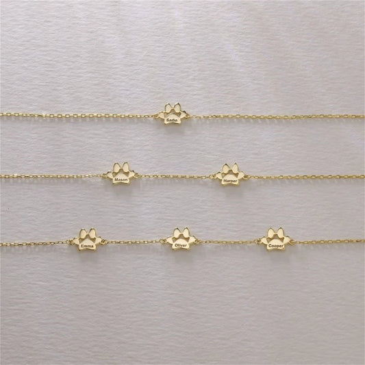 Custom Paw Bracelet