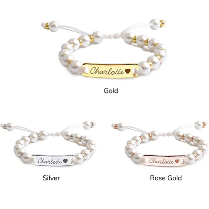 Custom Pearl Bracelet